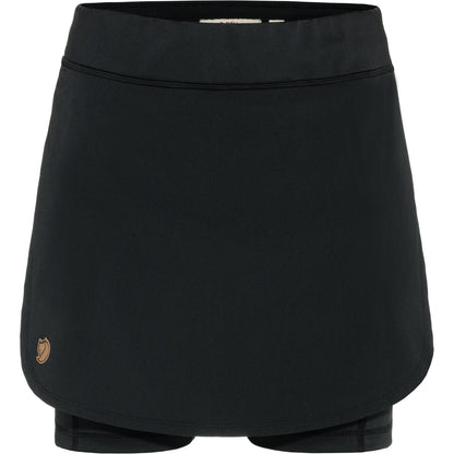 Svārki-šorti Fjallraven Abisko Midsummer Skort sieviešu Black Svārki Šorti