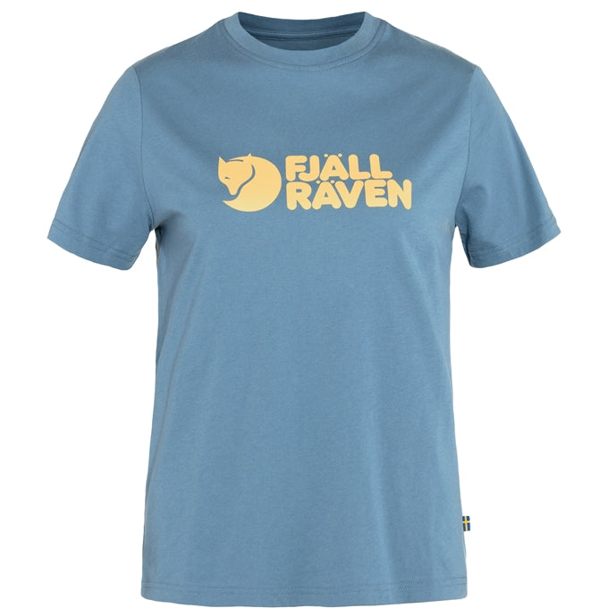 T-krekls Fjallraven Logo Tee sieviešu Dawn blue Krekli Krekli ar īsām piedurknēm T-krekli Topi