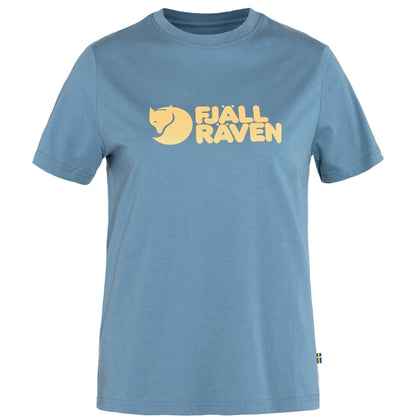 T-krekls Fjallraven Logo Tee sieviešu Dawn blue Krekli Krekli ar īsām piedurknēm T-krekli Topi