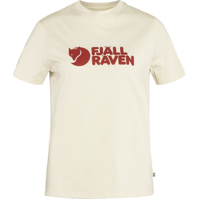 T-krekls Fjallraven Logo Tee sieviešu Chalk white Krekli Krekli ar īsām piedurknēm T-krekli Topi