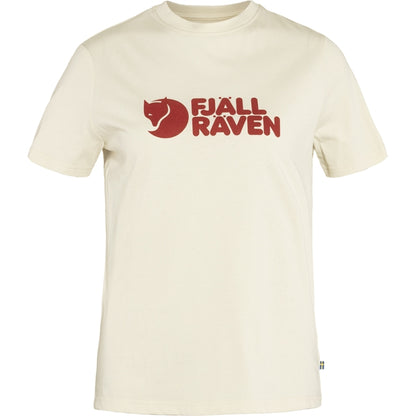 T-krekls Fjallraven Logo Tee sieviešu Chalk white Krekli Krekli ar īsām piedurknēm T-krekli Topi