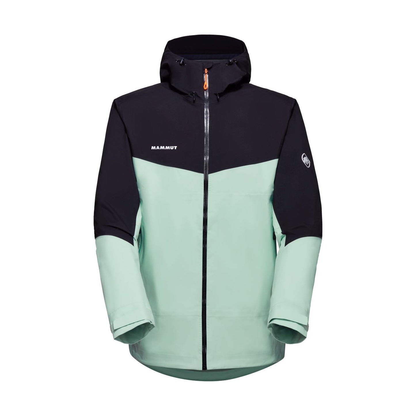 Lietus jaka Mammut Convey Tour HS Hooded vīriešu Neo Mint-Black