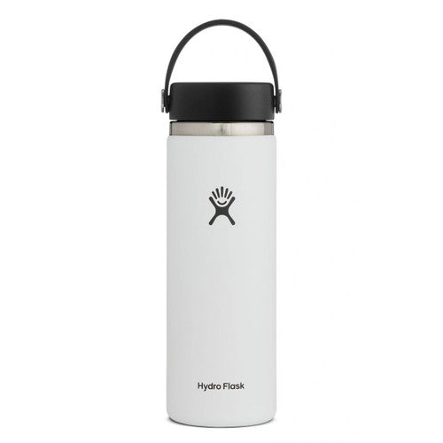 Hydro Flask 20OZ Wide Flex Cap White Pudeles Termopudeles