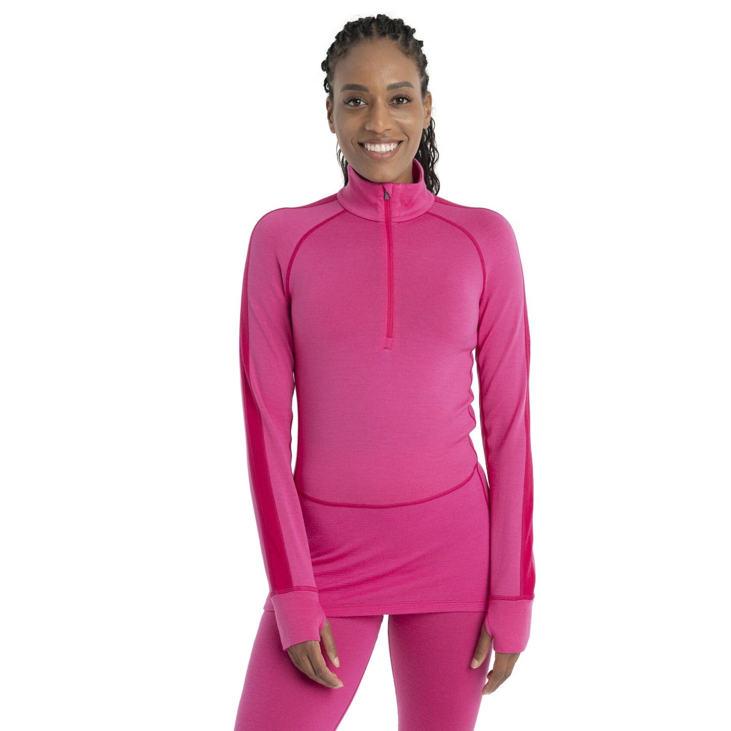 Termo krekls Icebreaker ZoneKnit 260 LS Half Zip merino sieviešu Tempo