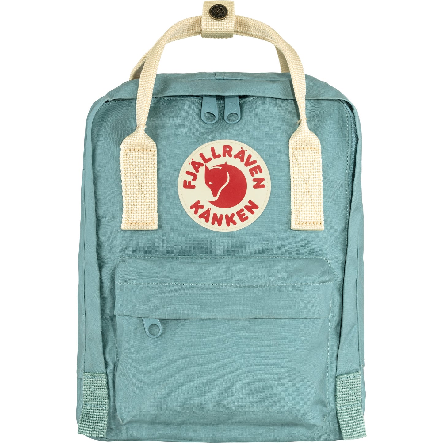 Mugursoma Fjallraven Kanken Mini Sky Blue - Light Oak Ikdienas mugursomas