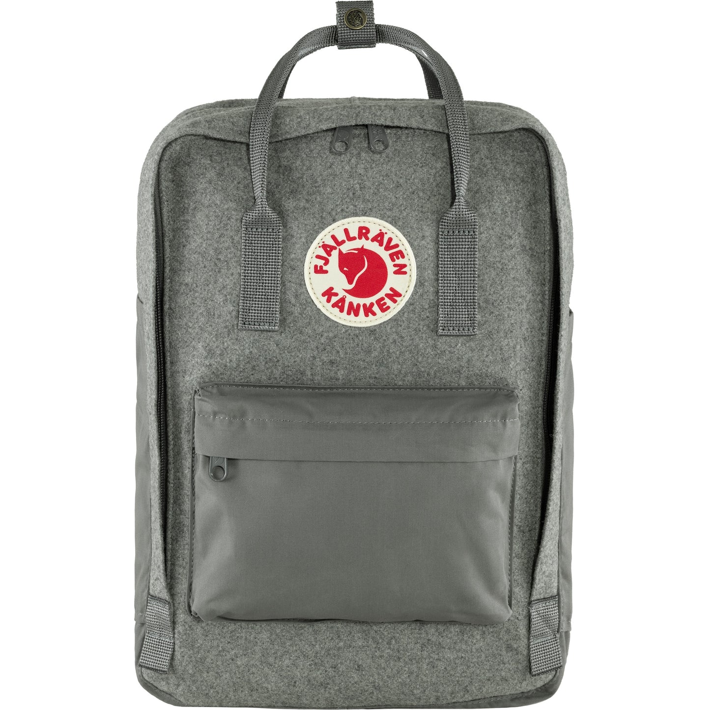 Mugursoma Fjallraven Kanken Re-Wool Laptop 15'' Granite Grey Ikdienas mugursomas Klēpjdatora somas