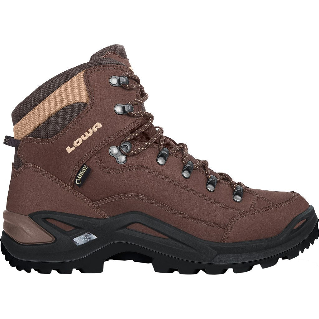 LOWA Renegade GTX Mid vīriešu apavi Espresso Goretex apavi Pārgājienu apavi Ūdensizturīgi apavi