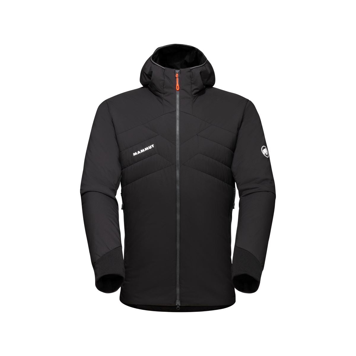 Jaka Mammut Rime Light IN Flex Hooded vīriešu XL Black-Phantom Flīsa jakas Polartec Flīsa jakas Vidējā slāņa jakas