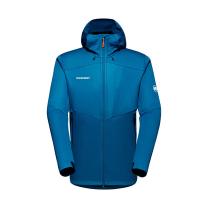 Mammut vējjaka Ultimate VII SO Hooded vīriešu Deep Ice Softshell jakas Vējjakas