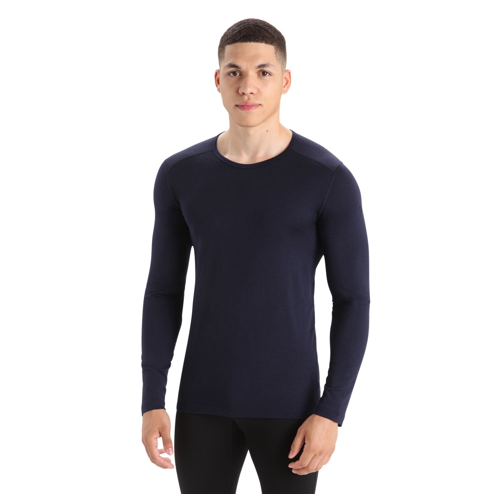 Termoveļas krekls Icebreaker Merino Oasis LS Crewe 200 vīriešu Midnight Navy