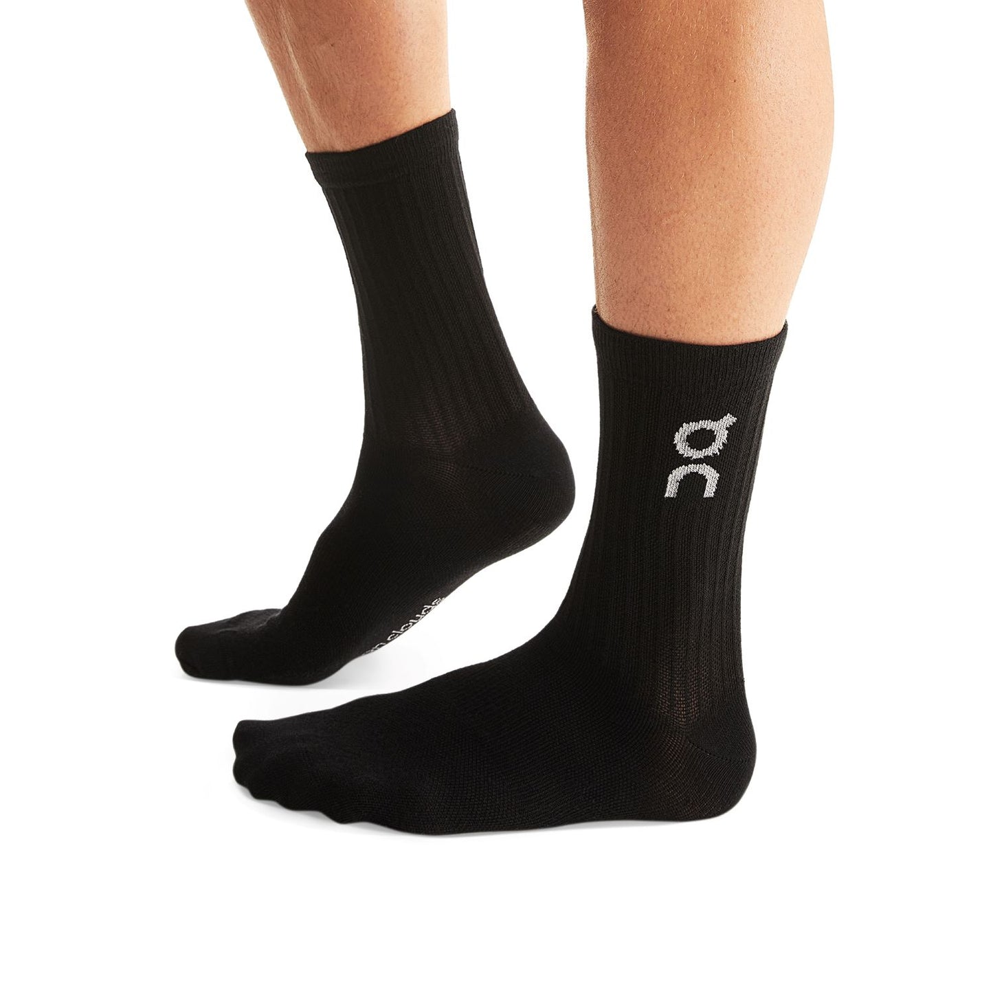 ON zeķes Logo Sock 3-Pack Black Zeķes