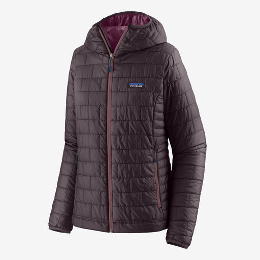 Patagonia jaka Nano Puff Hoody sieviešu Obsidian Plum Virsjakas