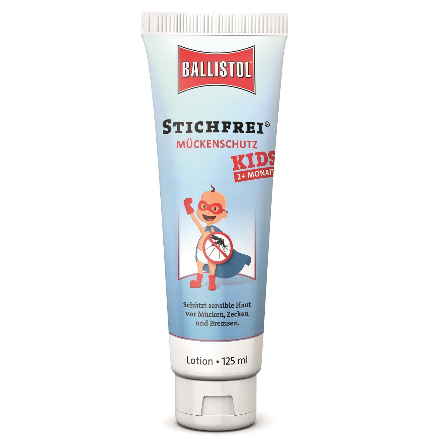 Insektu repellents bērniem Ballistol Stichfrei Kids 125 ml krēms