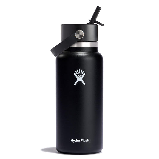 Termopudele Hydro Flask 946ml Wide Flex Straw Cap 32OZ Black