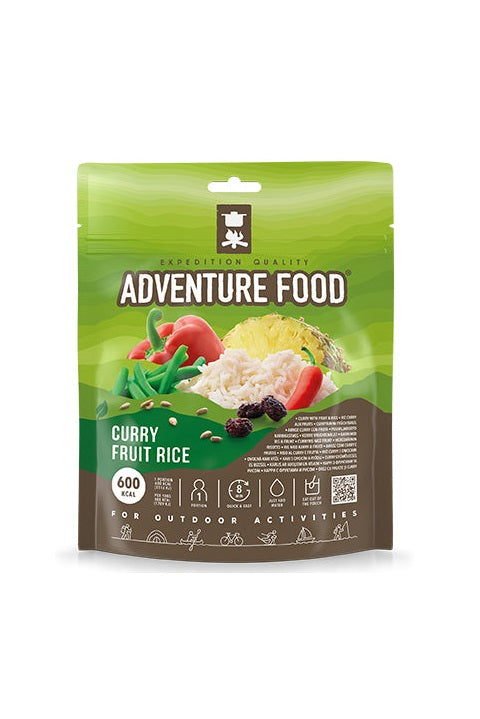 Adventure Food Curry Fruit and Rice pārtika pārgājieniem Dehidrētā pārtika Veģetārs