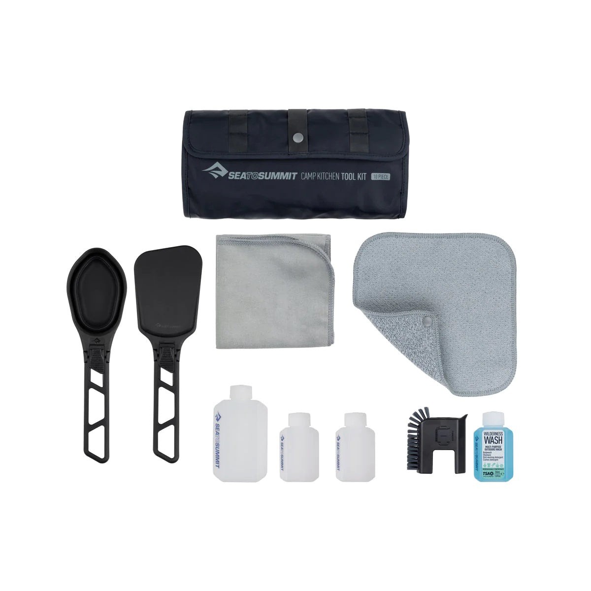 Kempinga virtuves komplekts Sea to Summit Camp Kitchen Tool Kit Trauki