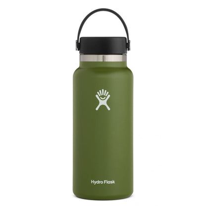 Termopudele Hydro Flask® Wide Mouth Flex Cap 946 ml Olive Pudeles Termopudeles